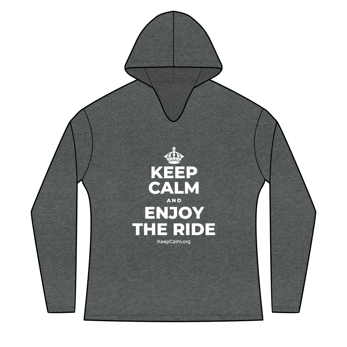 KEEP CALM AND ENJOY THE RIDE Women's Long Sleeve Hoodie