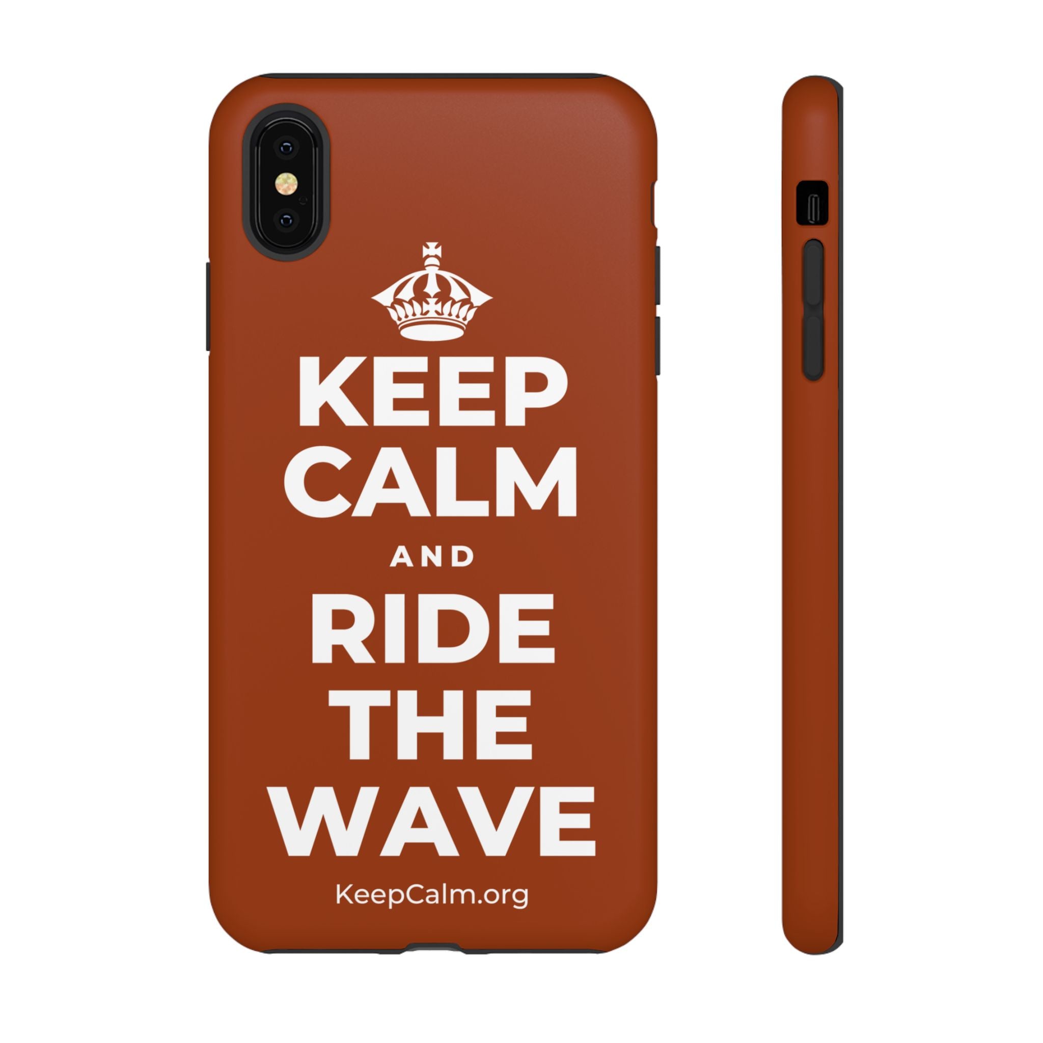 KEEP CALM AND RIDE THE WAVE Phone Case