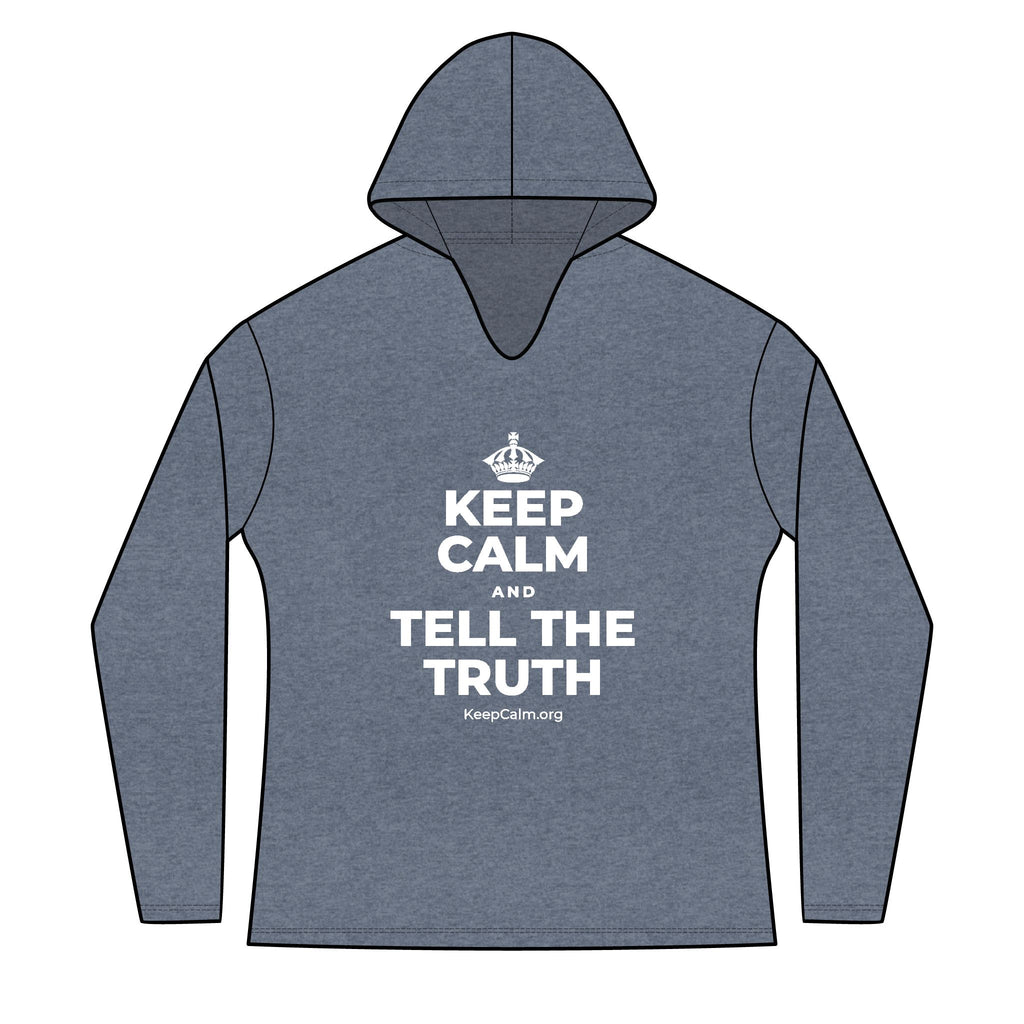 KEEP CALM AND TELL THE TRUTH Women's Long Sleeve Hoodie