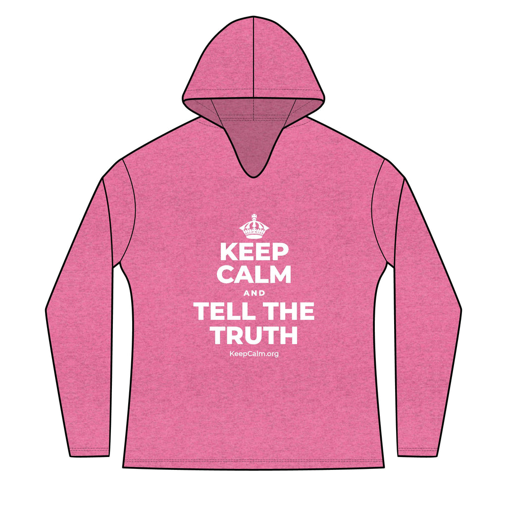 KEEP CALM AND TELL THE TRUTH Women's Long Sleeve Hoodie