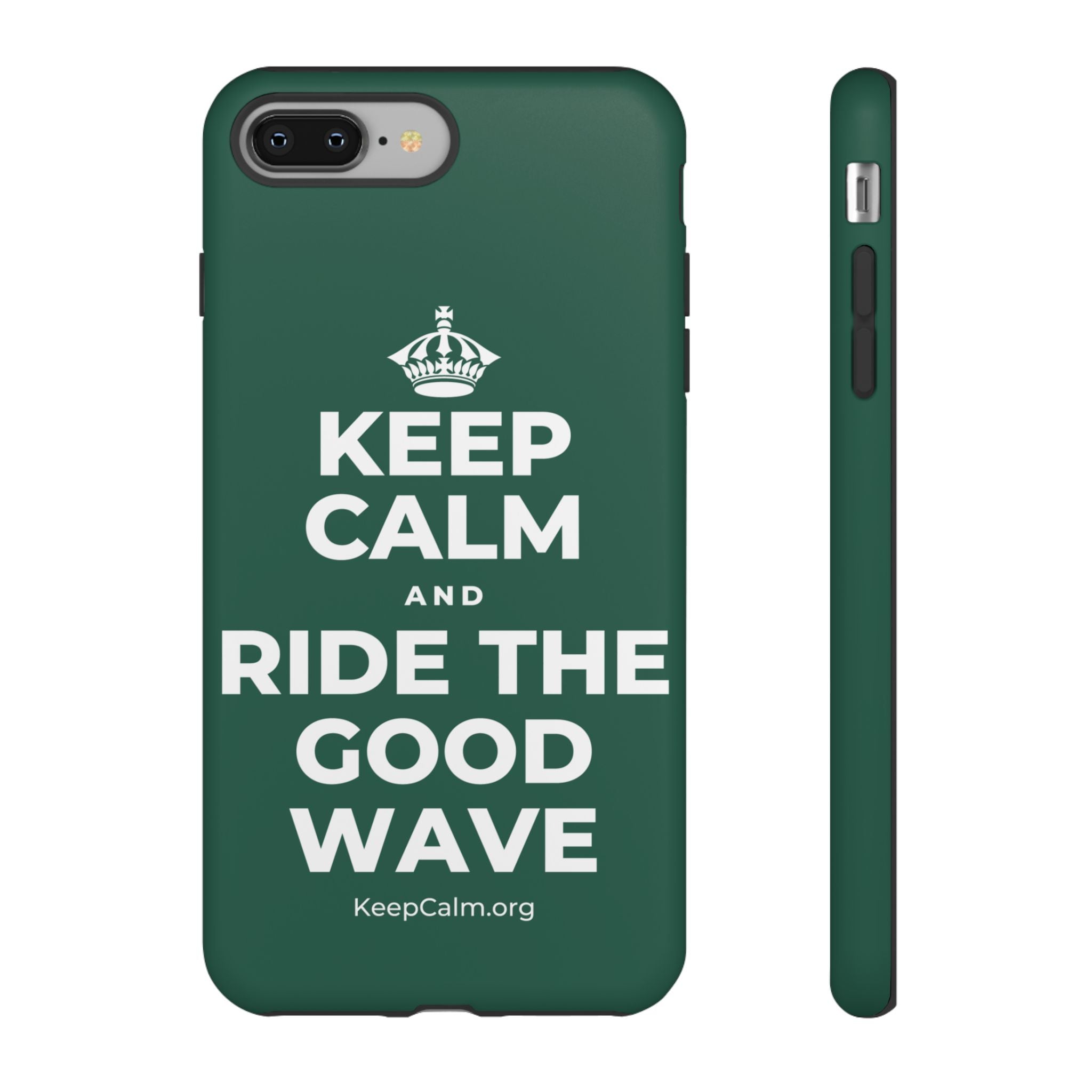 KEEP CALM AND RIDE THE GOOD WAVE Phone Case