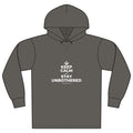 KEEP CALM AND STAY UNBOTHERED Organic Hoodie Tee