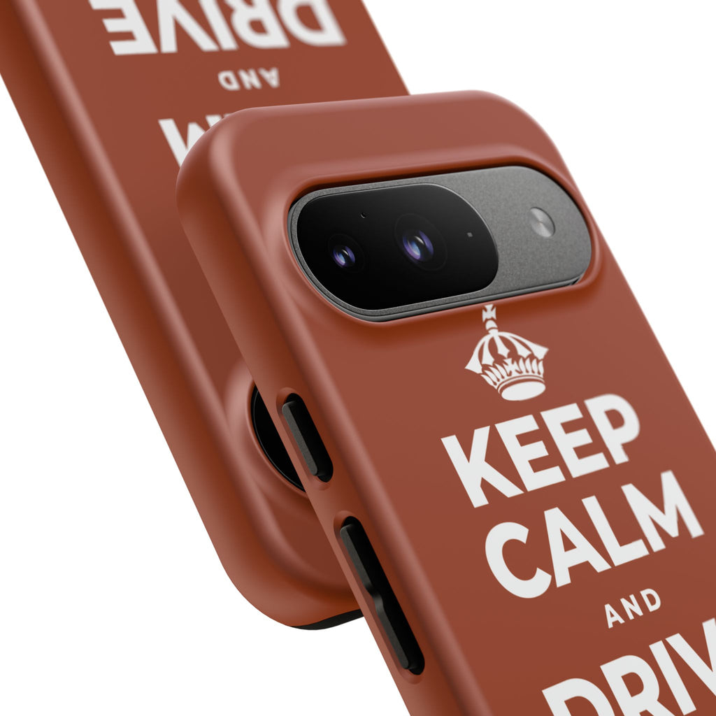 KEEP CALM AND DRIVE THE LONG WAY Phone Case