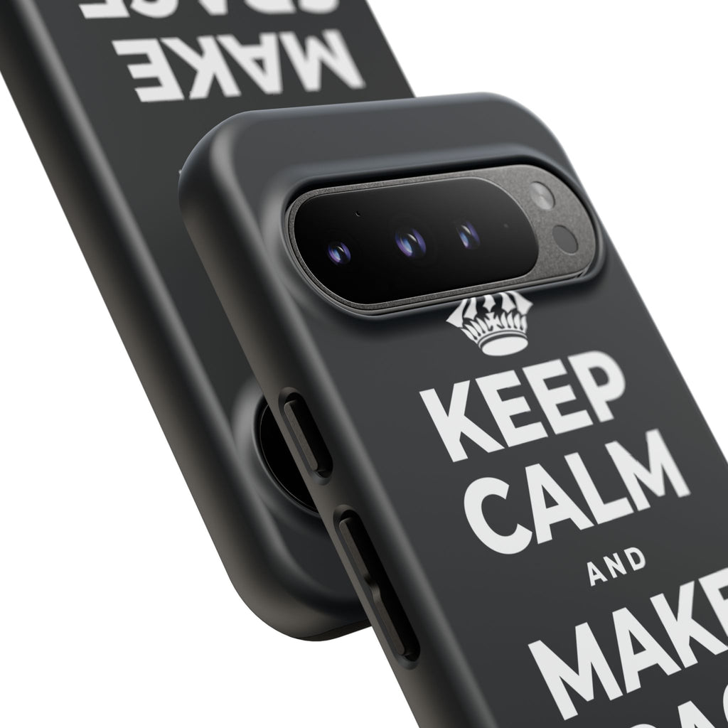 KEEP CALM AND MAKE SPACE TO BREATHE Phone Case (Dark)