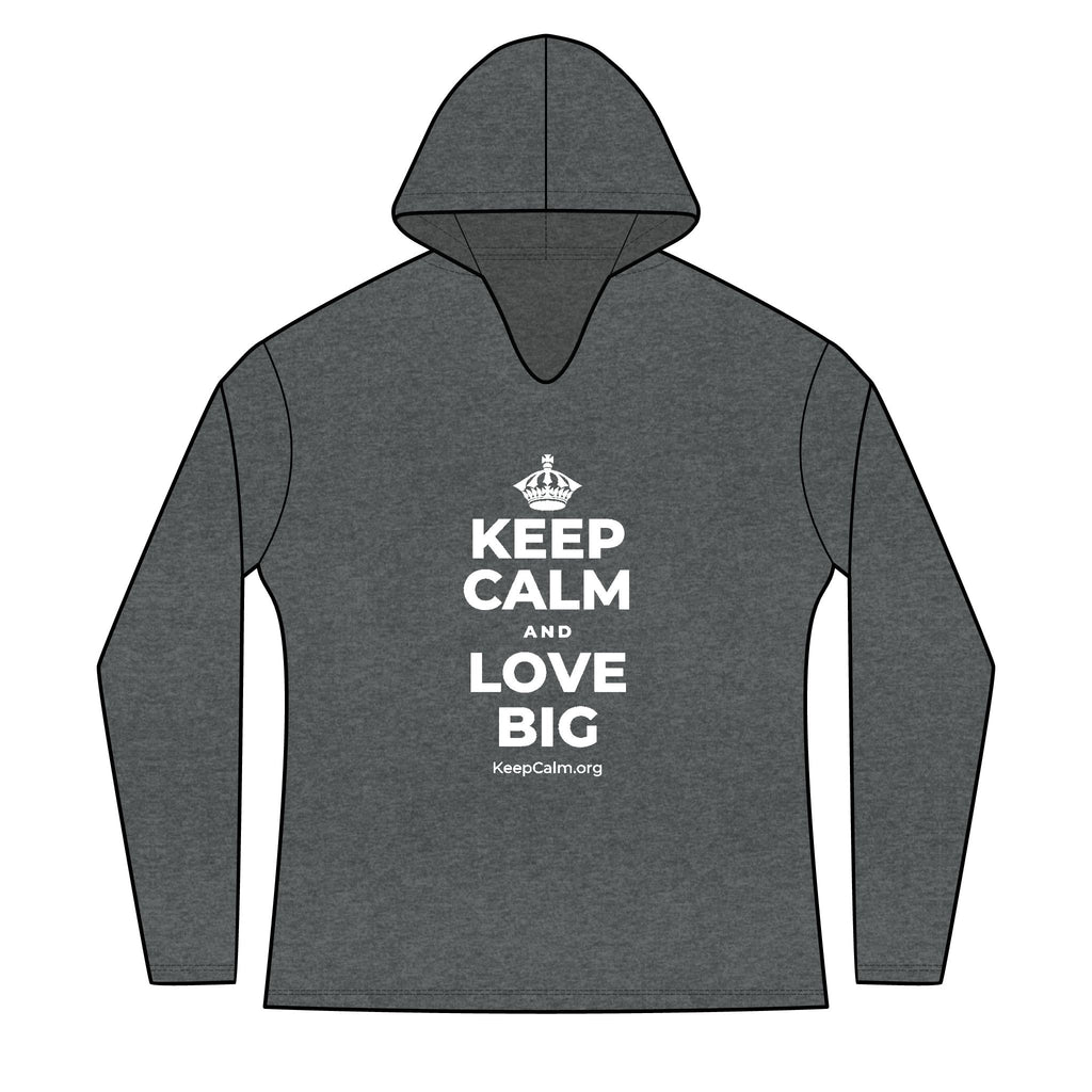 KEEP CALM AND LOVE BIG Women's Long Sleeve Hoodie