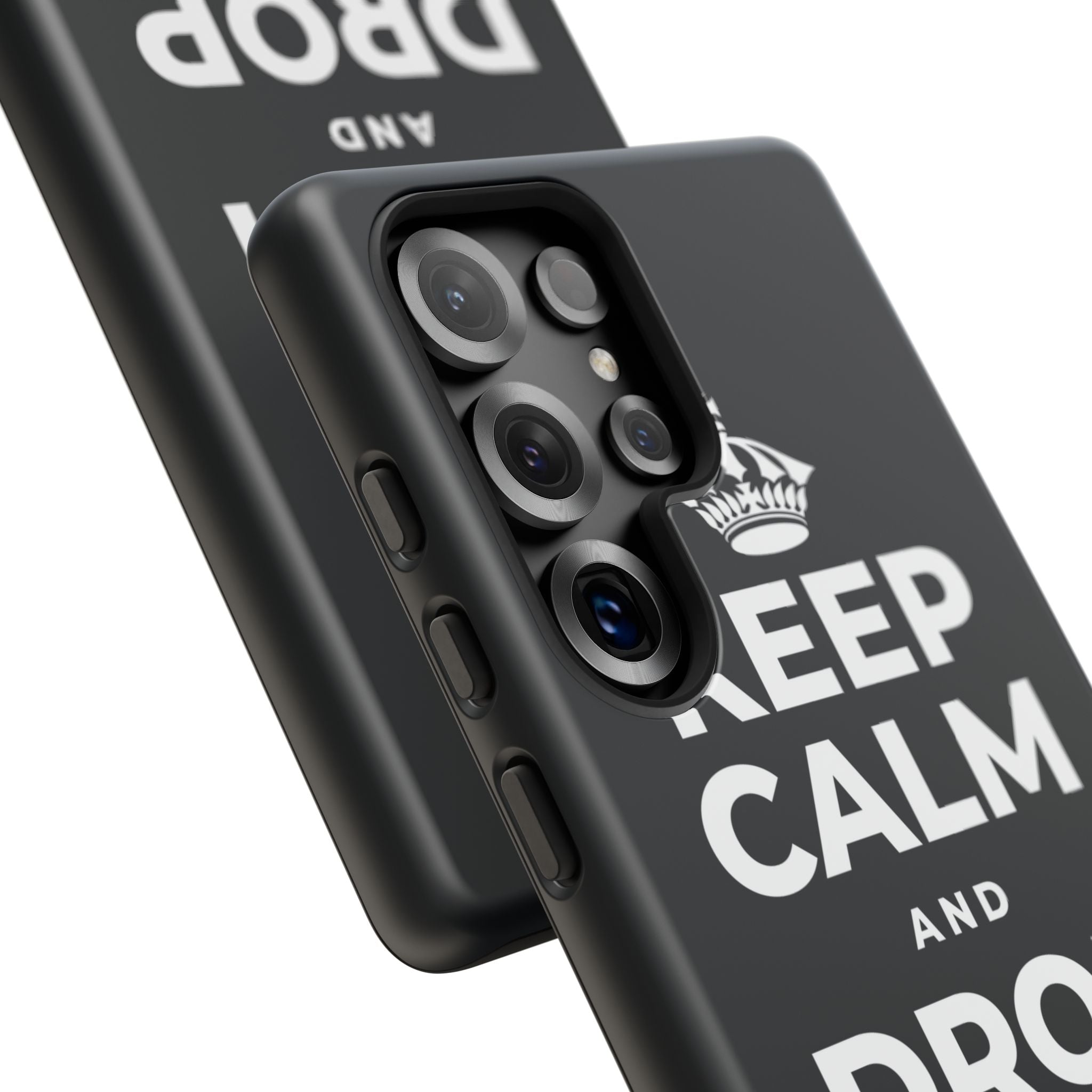 KEEP CALM AND DROP THE ROPE Phone Case (Dark)