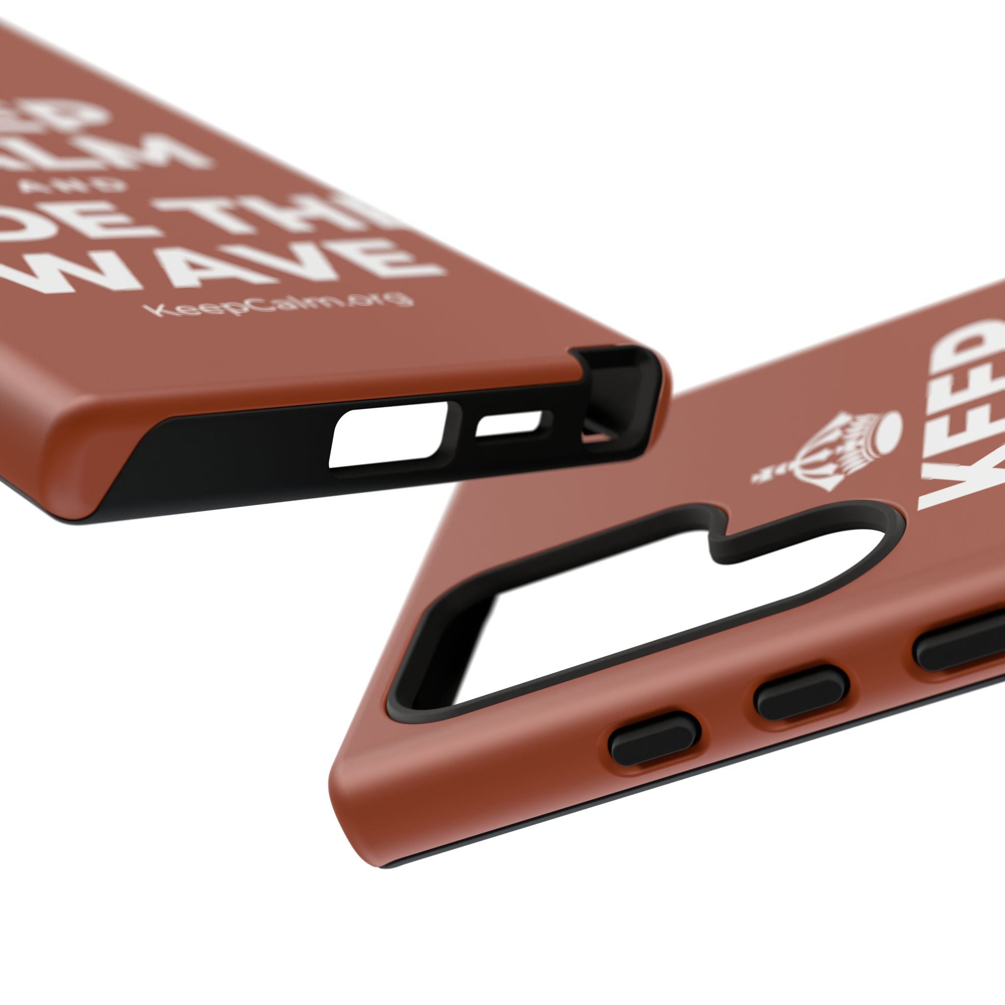 KEEP CALM AND RIDE THE WAVE Phone Case