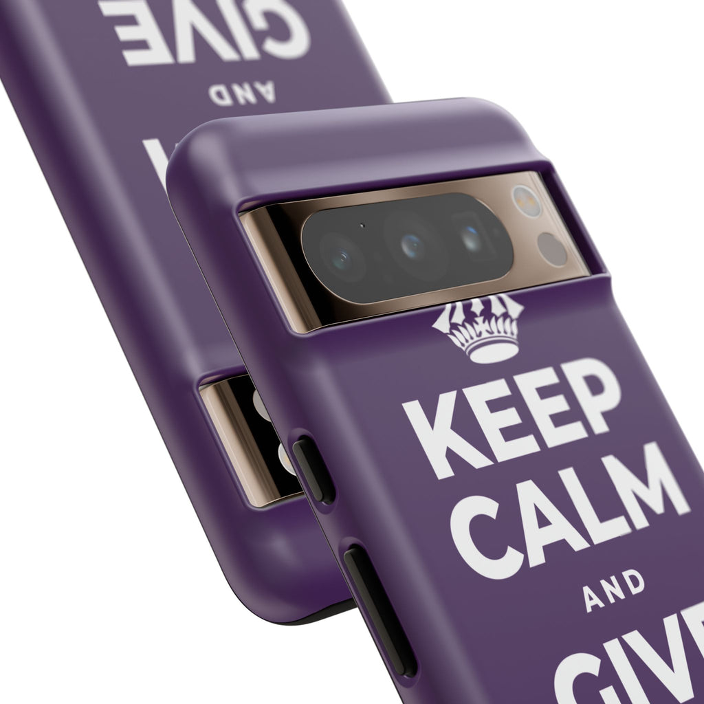 KEEP CALM AND GIVE THANKS DAILY Phone Case