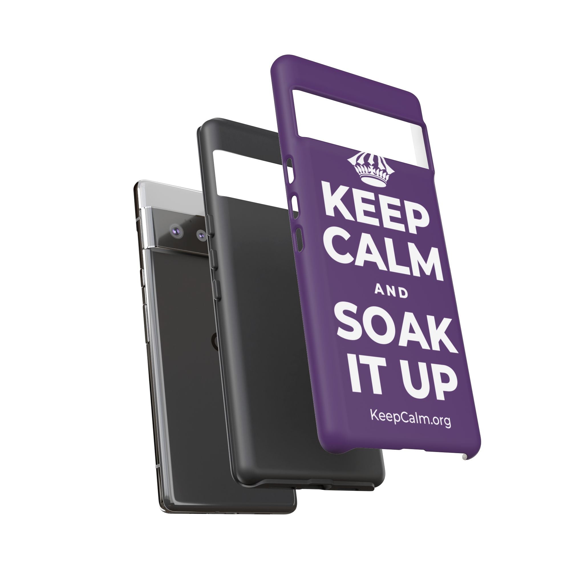 KEEP CALM AND SOAK IT UP Phone Case
