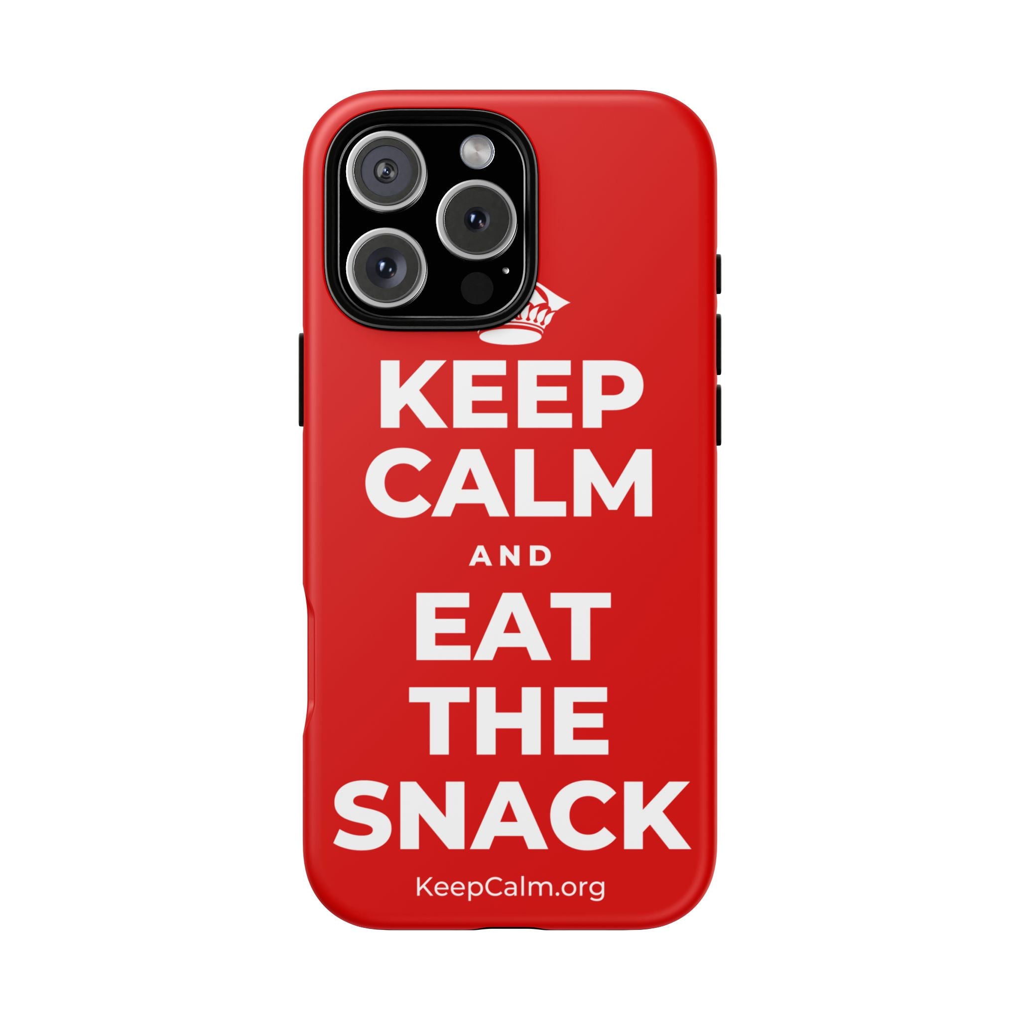 KEEP CALM AND EAT THE SNACK Phone Case