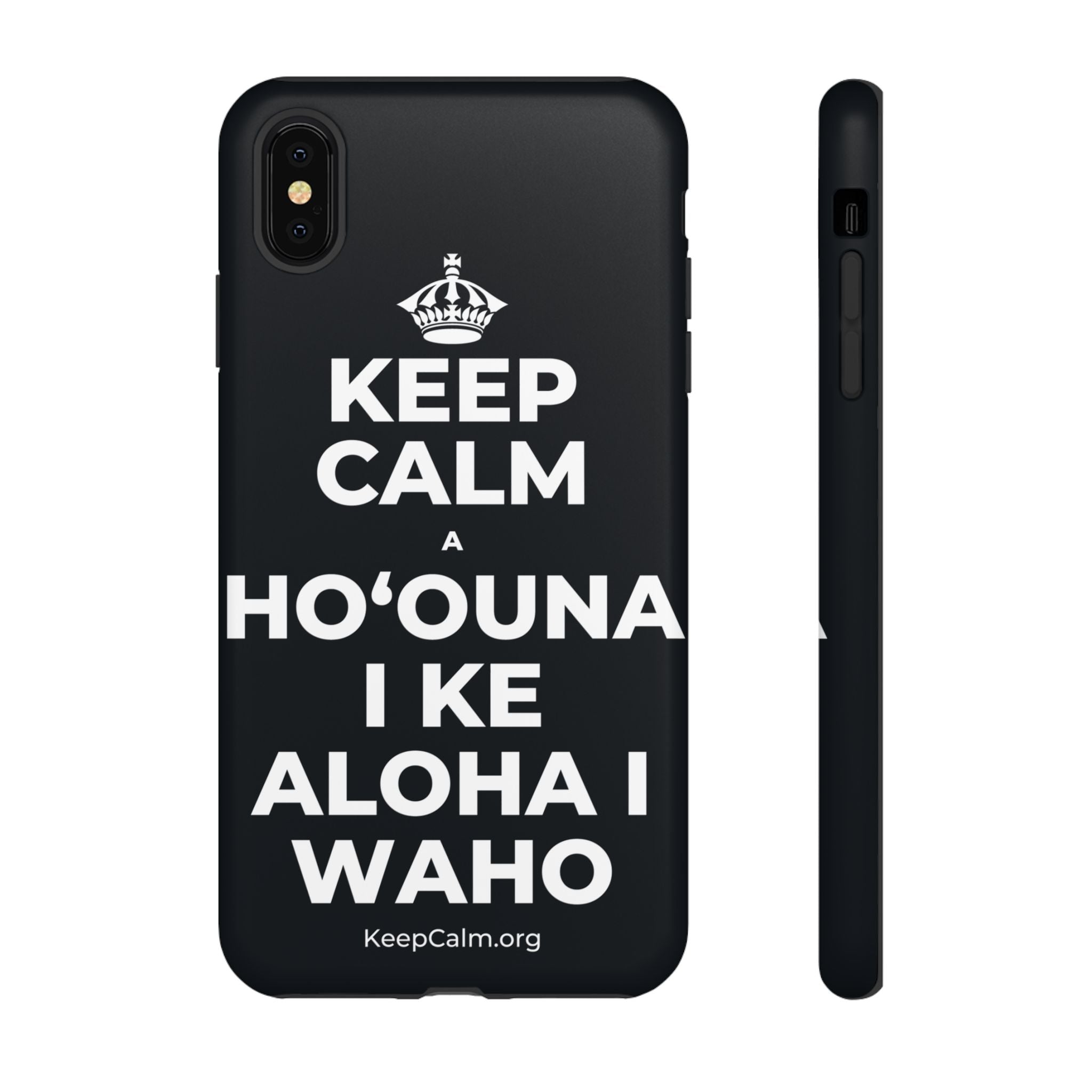 KEEP CALM A HOʻOUNA I KE ALOHA I WAHO Phone Case (Dark)