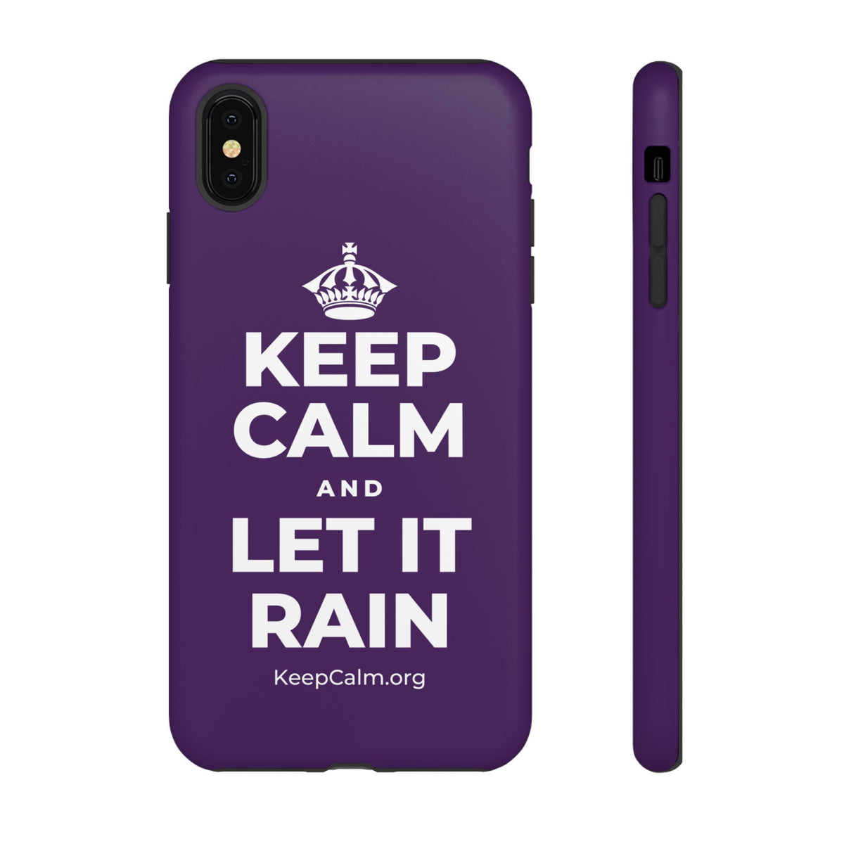 KEEP CALM AND LET IT RAIN Phone Case