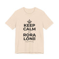KEEP CALM ATI RỌRA LÓNÌÍ T-Shirt (Soft Cream–Heather Mauve)