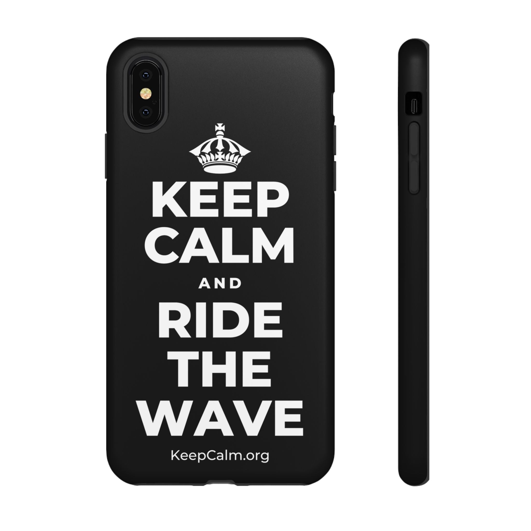 KEEP CALM AND RIDE THE WAVE Phone Case