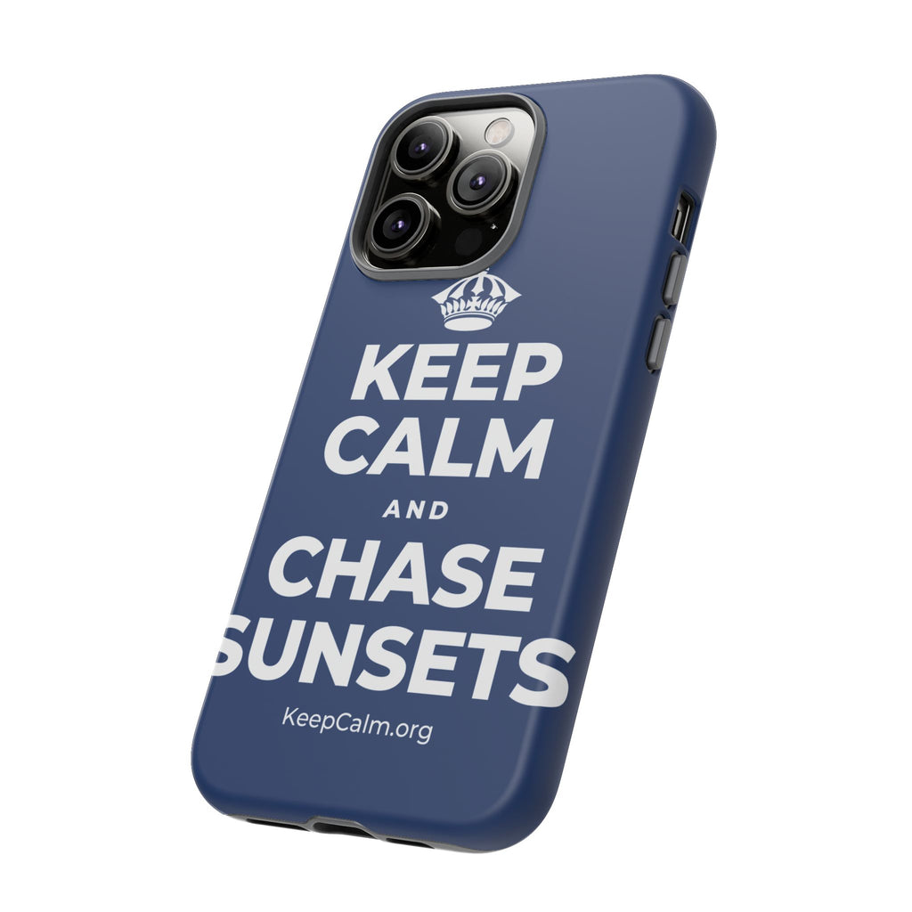 KEEP CALM AND CHASE SUNSETS Phone Case