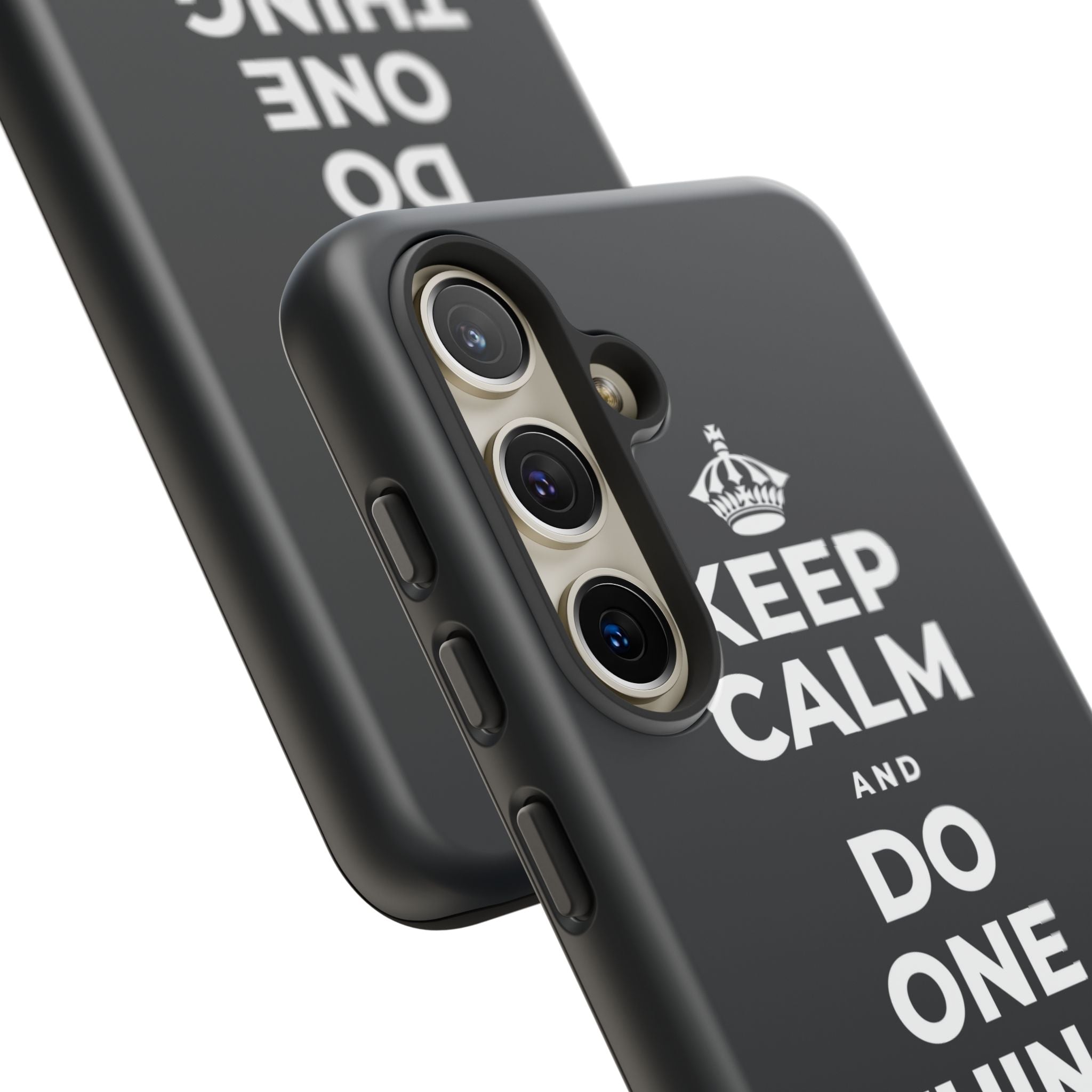 KEEP CALM AND DO ONE THING, THEN THE NEXT Phone Case (Dark)