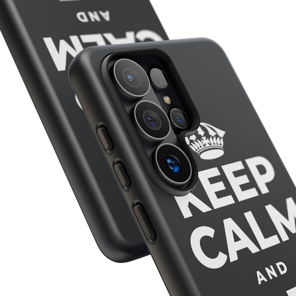 KEEP CALM AND BE PROUD Phone Case (Dark)