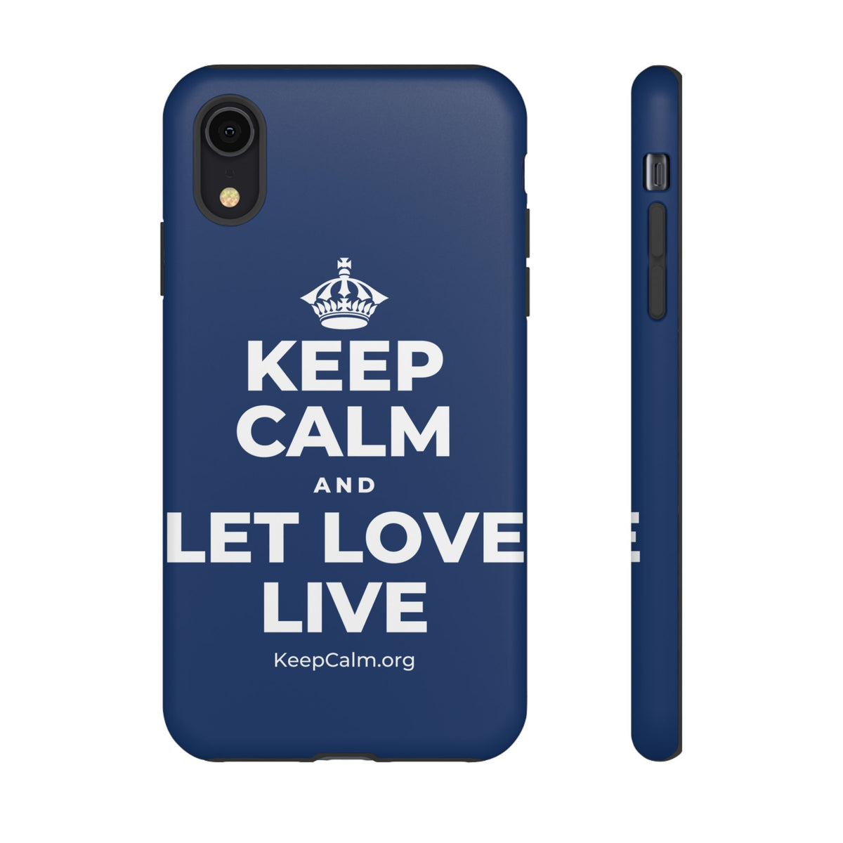 KEEP CALM AND LET LOVE LIVE Phone Case
