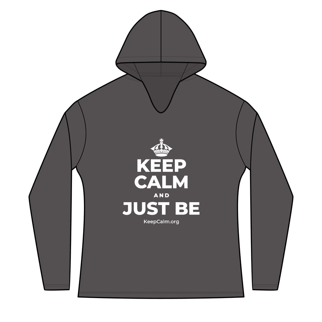 KEEP CALM AND JUST BE Women's Long Sleeve Hoodie