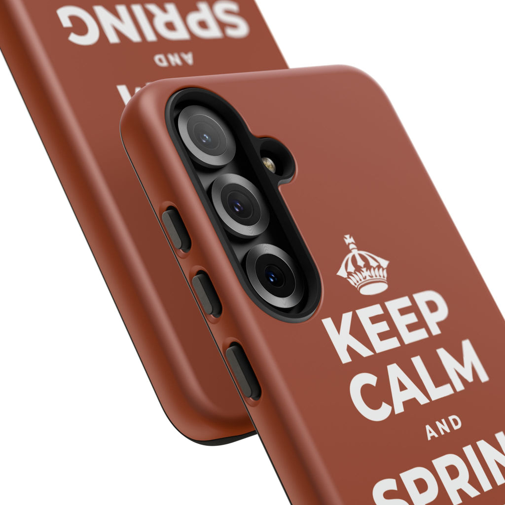 KEEP CALM AND SPRING FORWARD GENTLY Phone Case