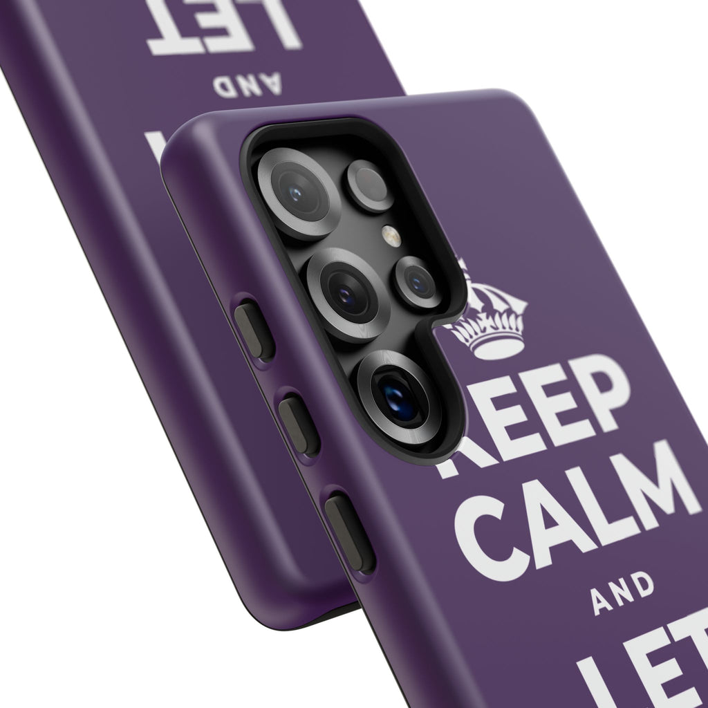 KEEP CALM AND LET IT RAIN Phone Case