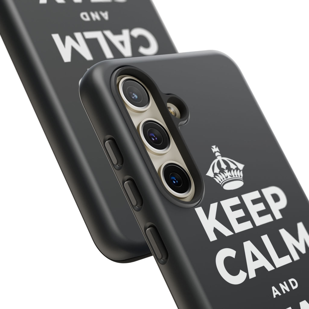 KEEP CALM AND STAY ICONIC Phone Case (Dark)