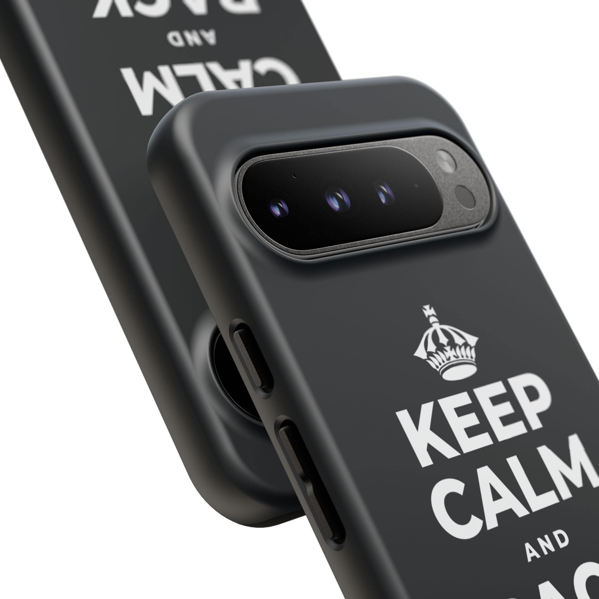 KEEP CALM AND BACK YOURSELF Phone Case (Dark)
