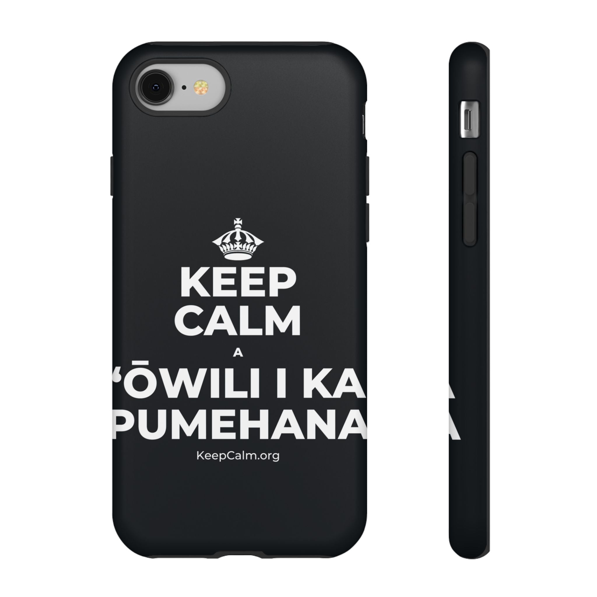 KEEP CALM A ʻŌWILI I KA PUMEHANA Phone Case (Dark)