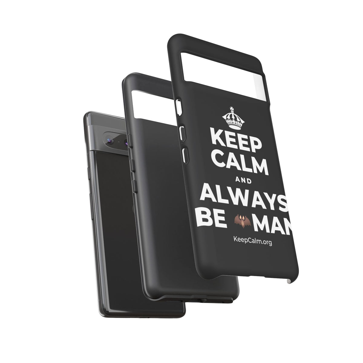 KEEP CALM AND ALWAYS BE 🦇MAN Phone Case