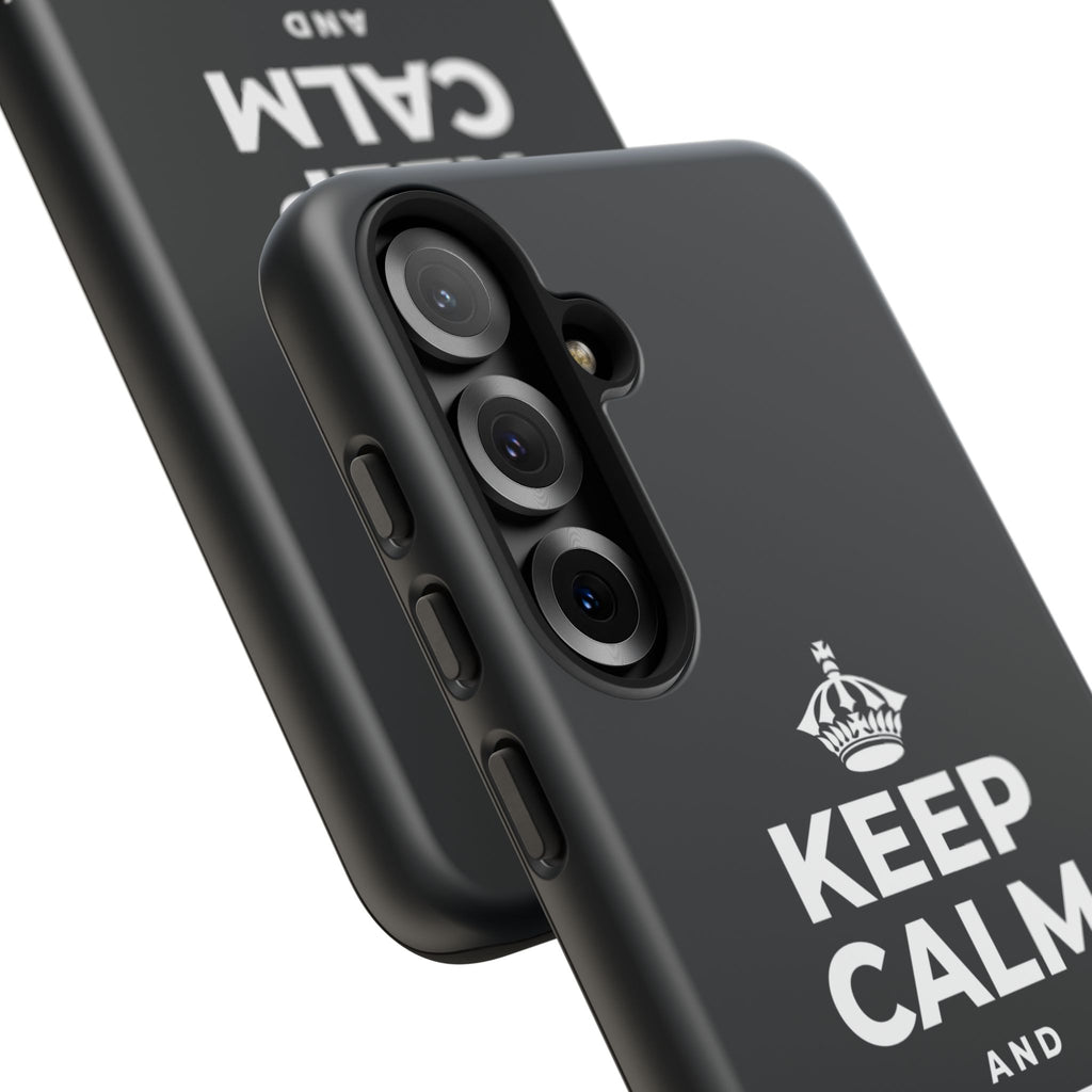 KEEP CALM AND UNCLENCH Phone Case (Dark)