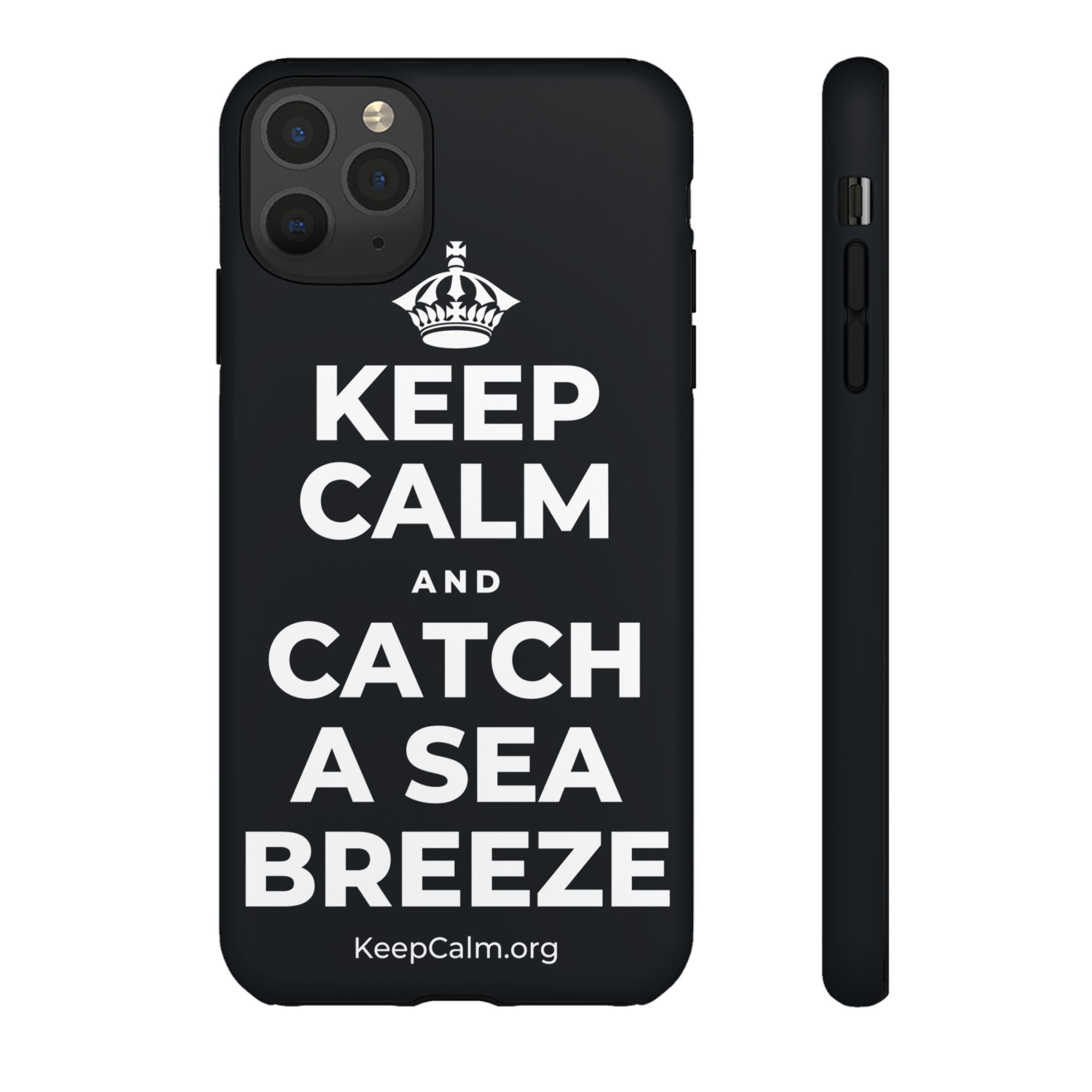 KEEP CALM AND CATCH A SEA BREEZE Phone Case (Dark)