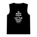 KEEP CALM AND LET THE SMILE OUT Tank Top