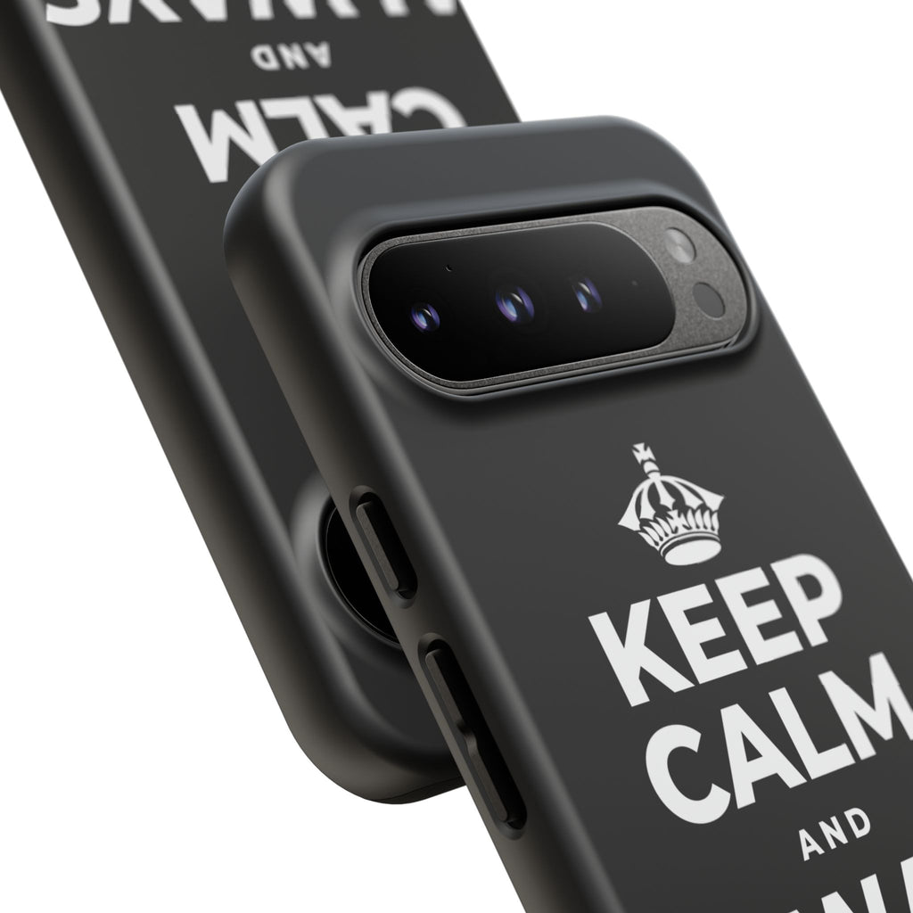 KEEP CALM AND ALWAYS BE 🦇MAN Phone Case