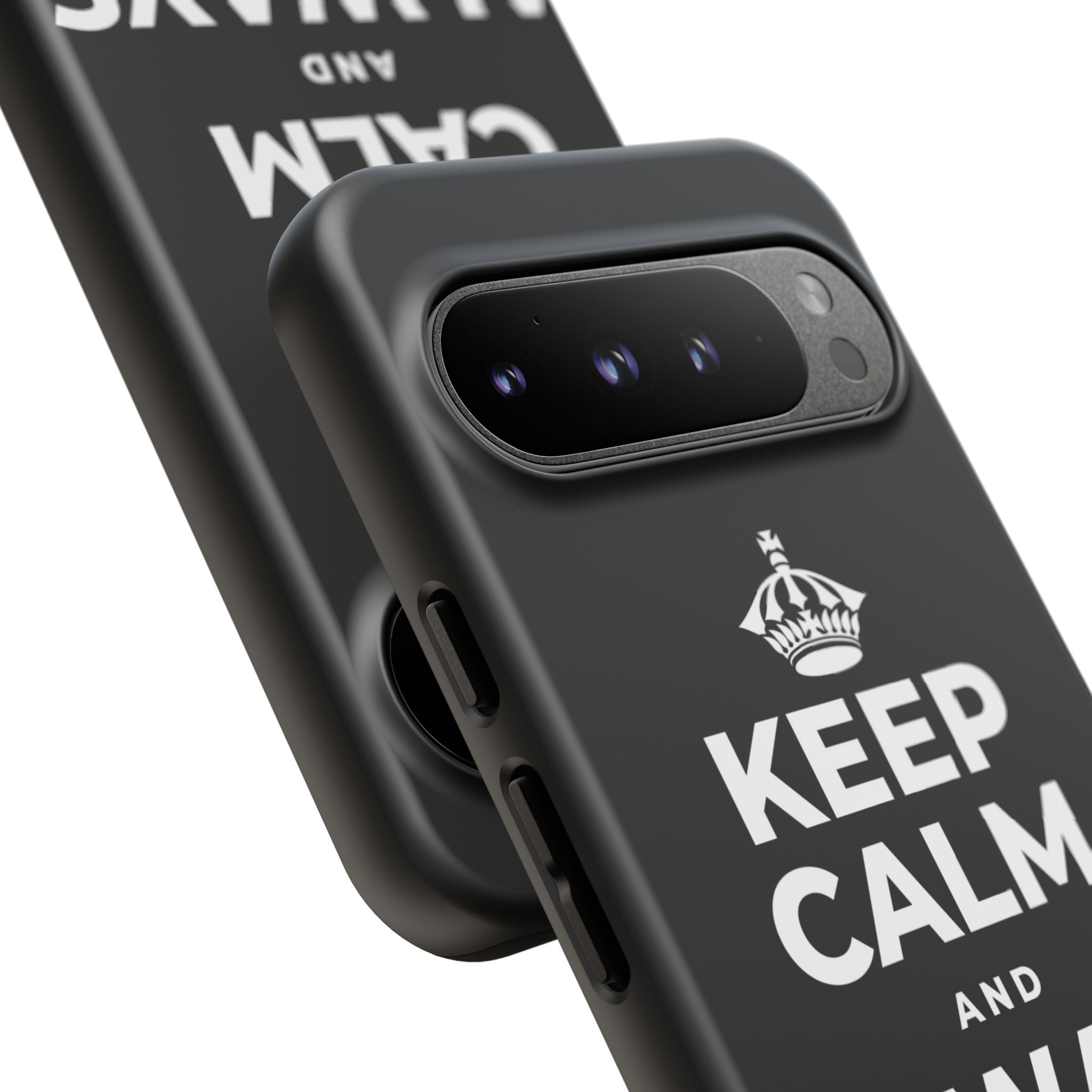 KEEP CALM AND ALWAYS BE 🦇MAN Phone Case