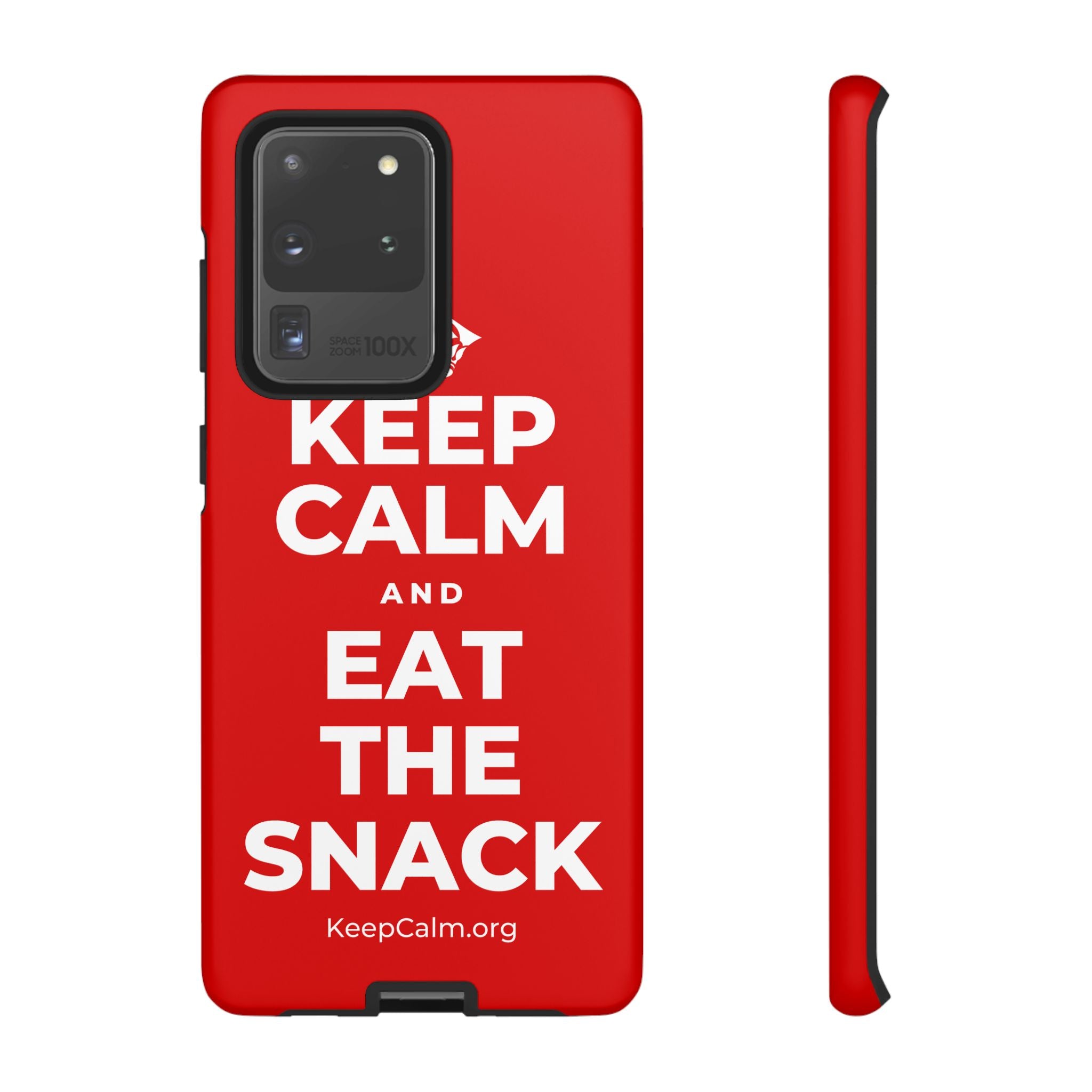 KEEP CALM AND EAT THE SNACK Phone Case