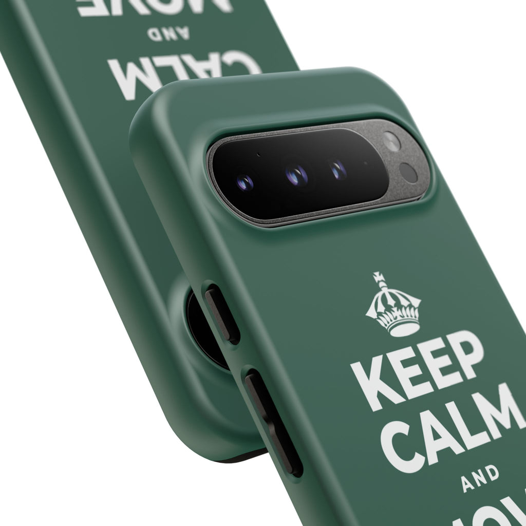 KEEP CALM AND MOVE FORWARD Phone Case