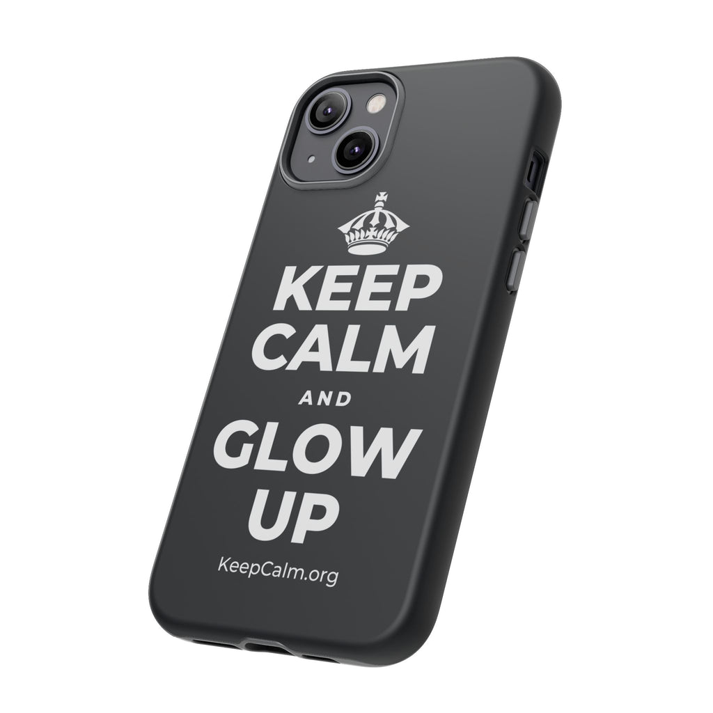 KEEP CALM AND GLOW UP Phone Case (Dark)