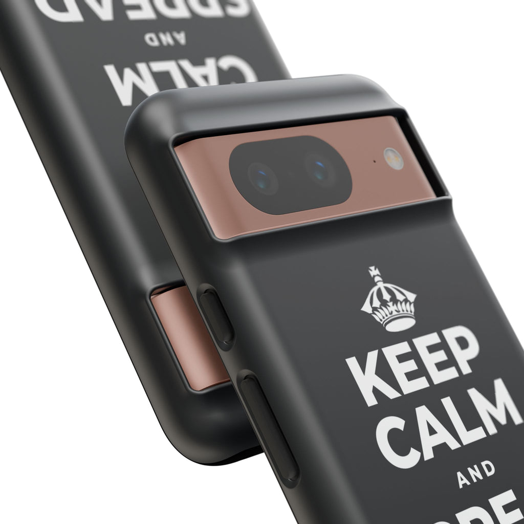 KEEP CALM AND SPREAD SOME JOY Phone Case (Dark)