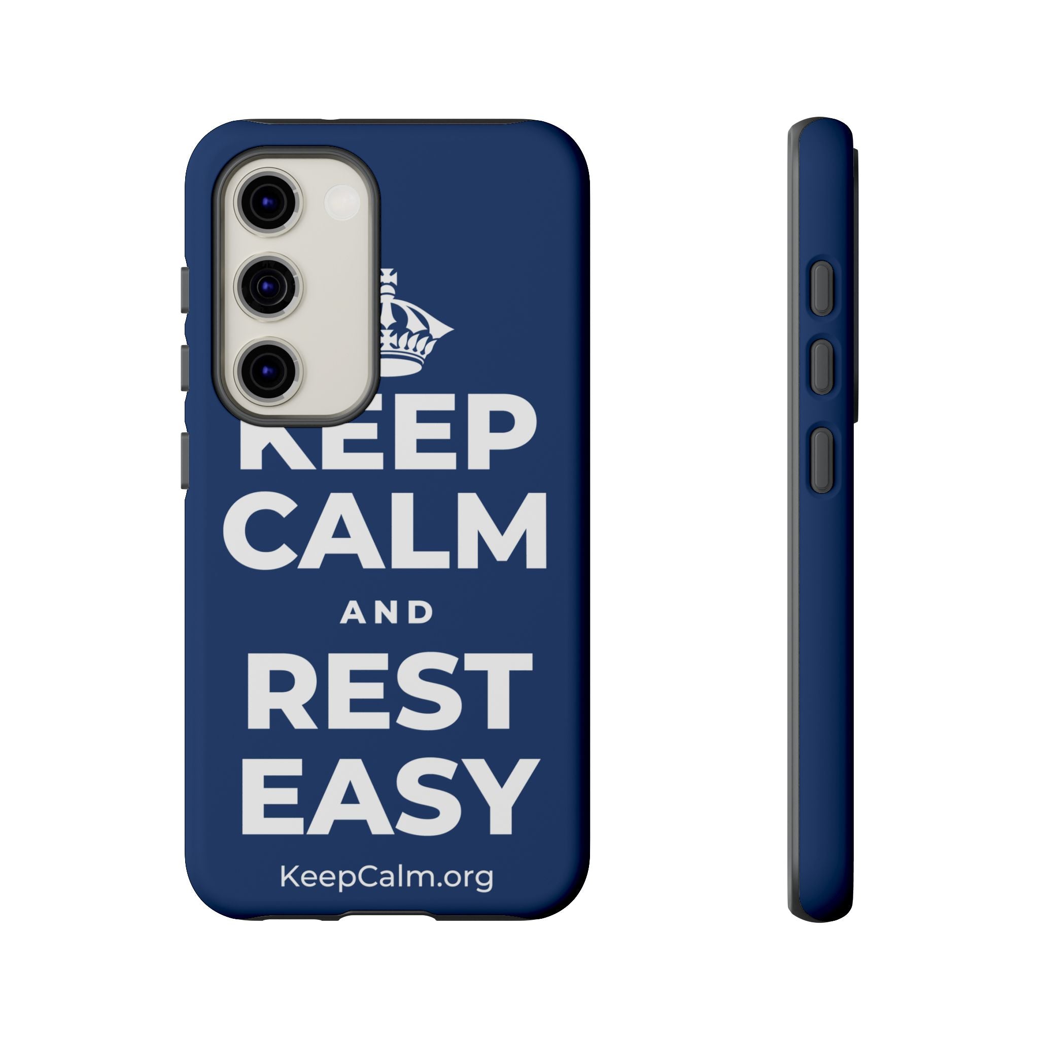KEEP CALM AND REST EASY Phone Case