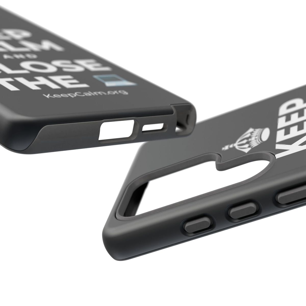 KEEP CALM AND CLOSE THE 💻 Phone Case (Dark)