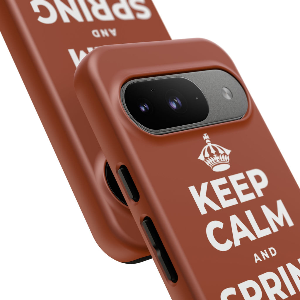 KEEP CALM AND SPRING FORWARD GENTLY Phone Case