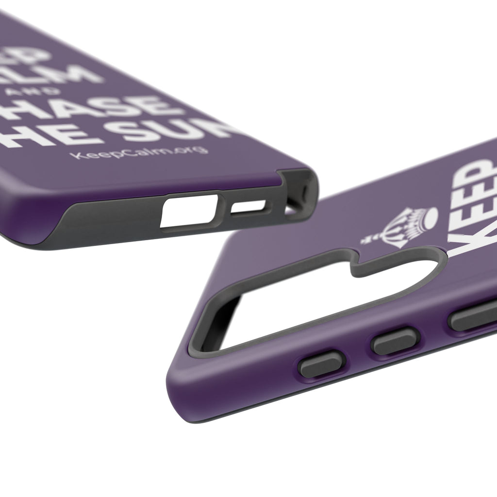 KEEP CALM AND CHASE THE SUN Phone Case