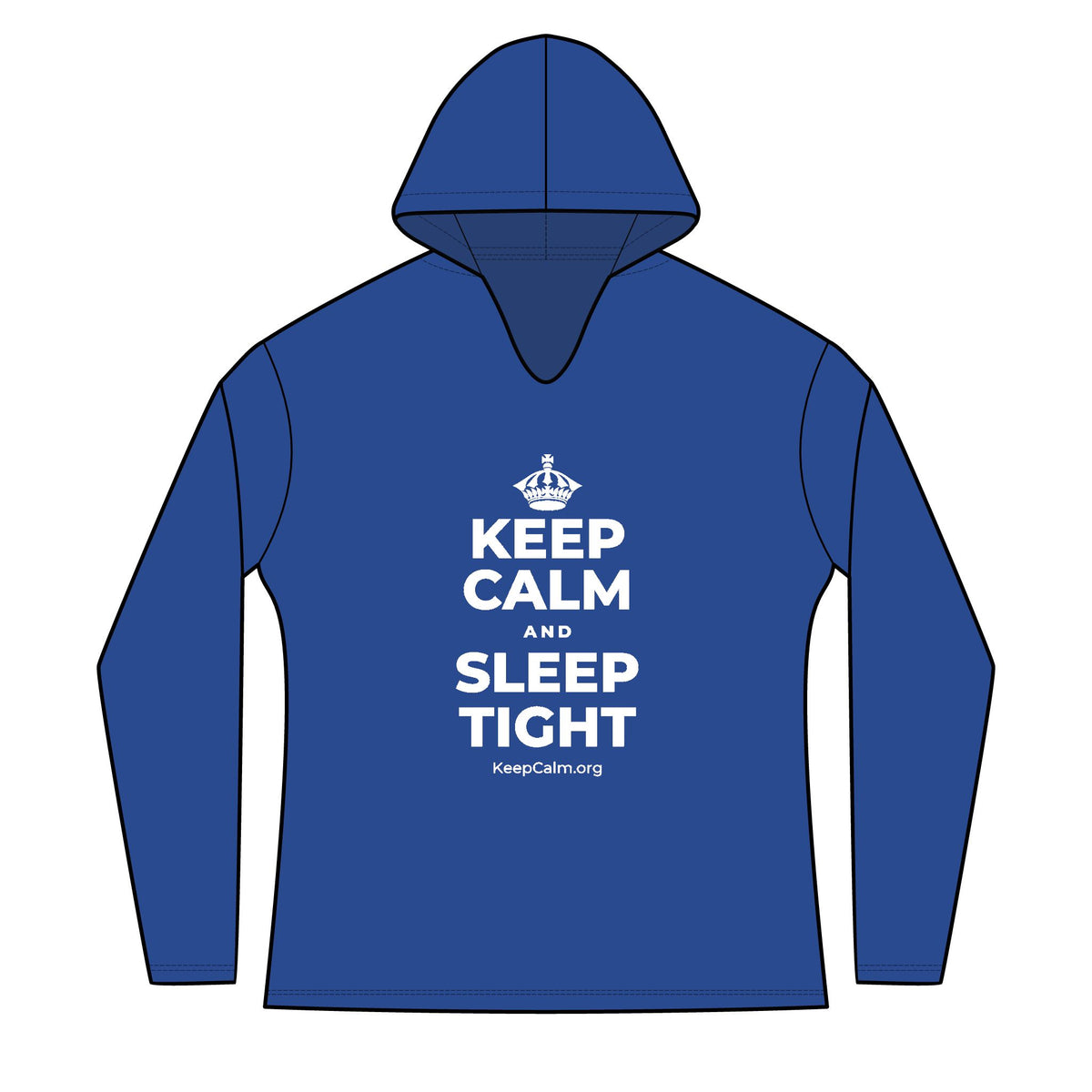 KEEP CALM AND SLEEP TIGHT Women's Long Sleeve Hoodie