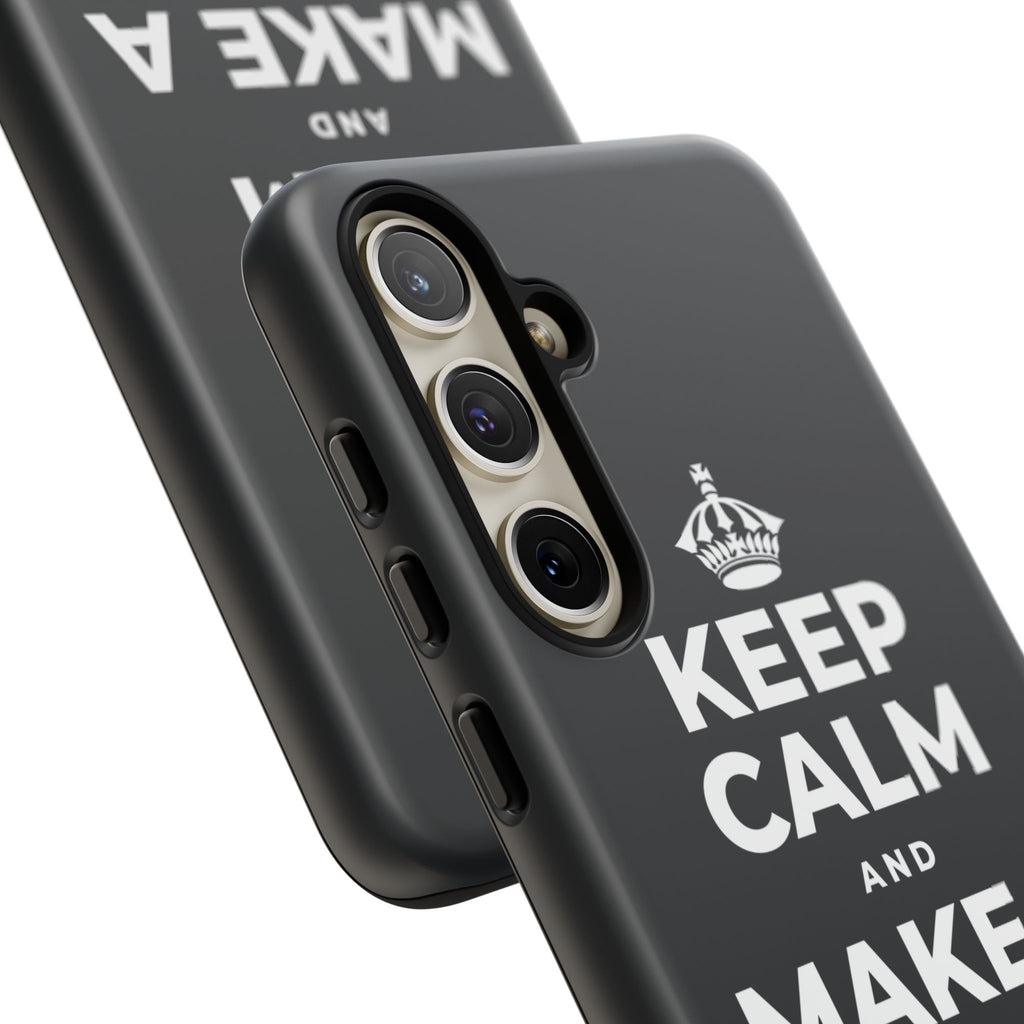 KEEP CALM AND MAKE A HAPPY MEMORY Phone Case (Dark)