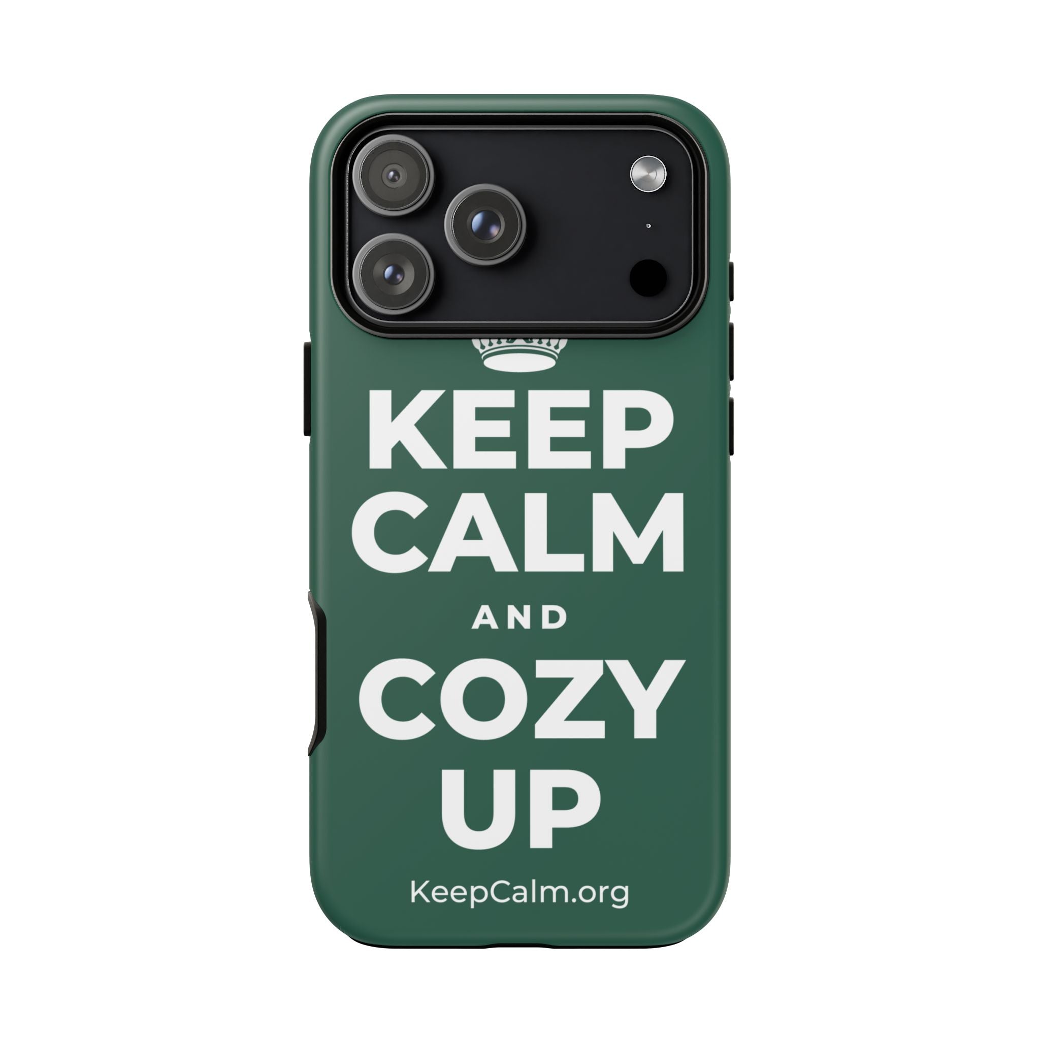 KEEP CALM AND COZY UP Phone Case