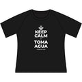 KEEP CALM Y TOMA AGUA Women's Raglan Tee
