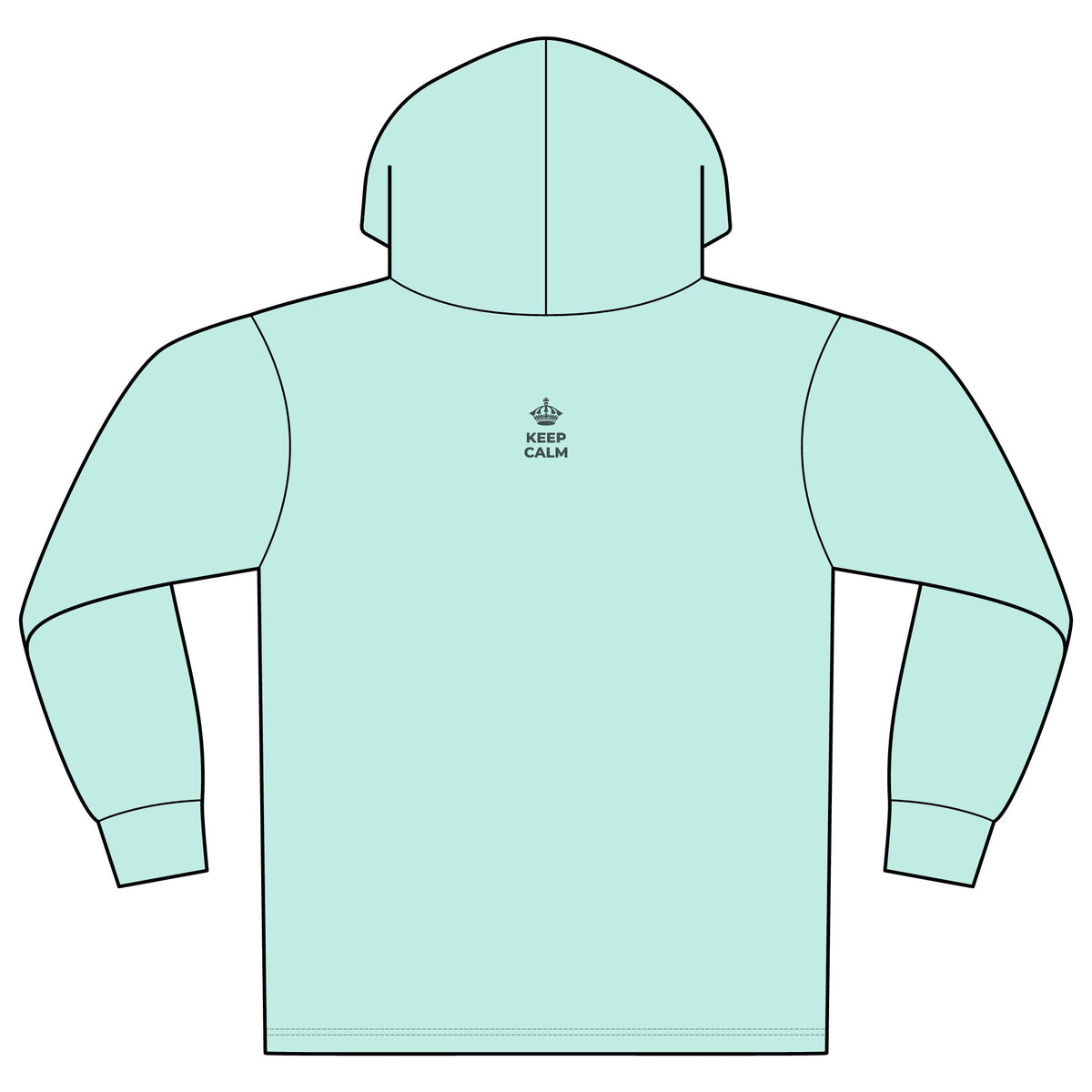 KEEP CALM A ALOHA IĀ ʻOE IHO, A LAILA I KEKAHI Organic Hoodie Tee