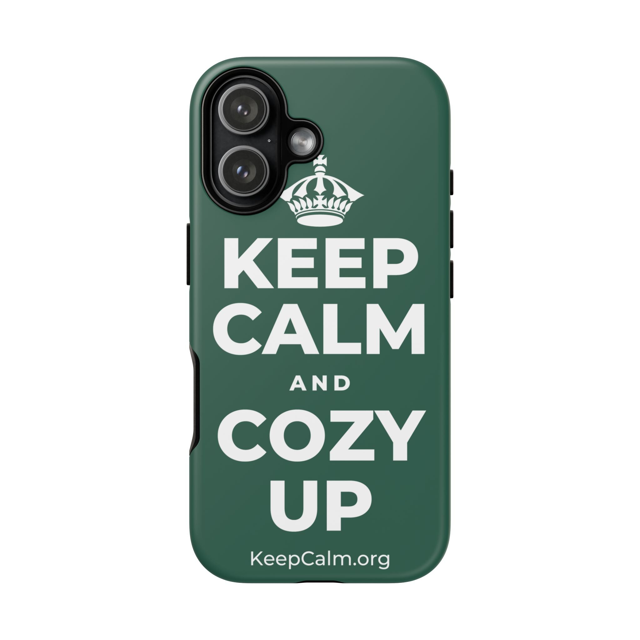 KEEP CALM AND COZY UP Phone Case