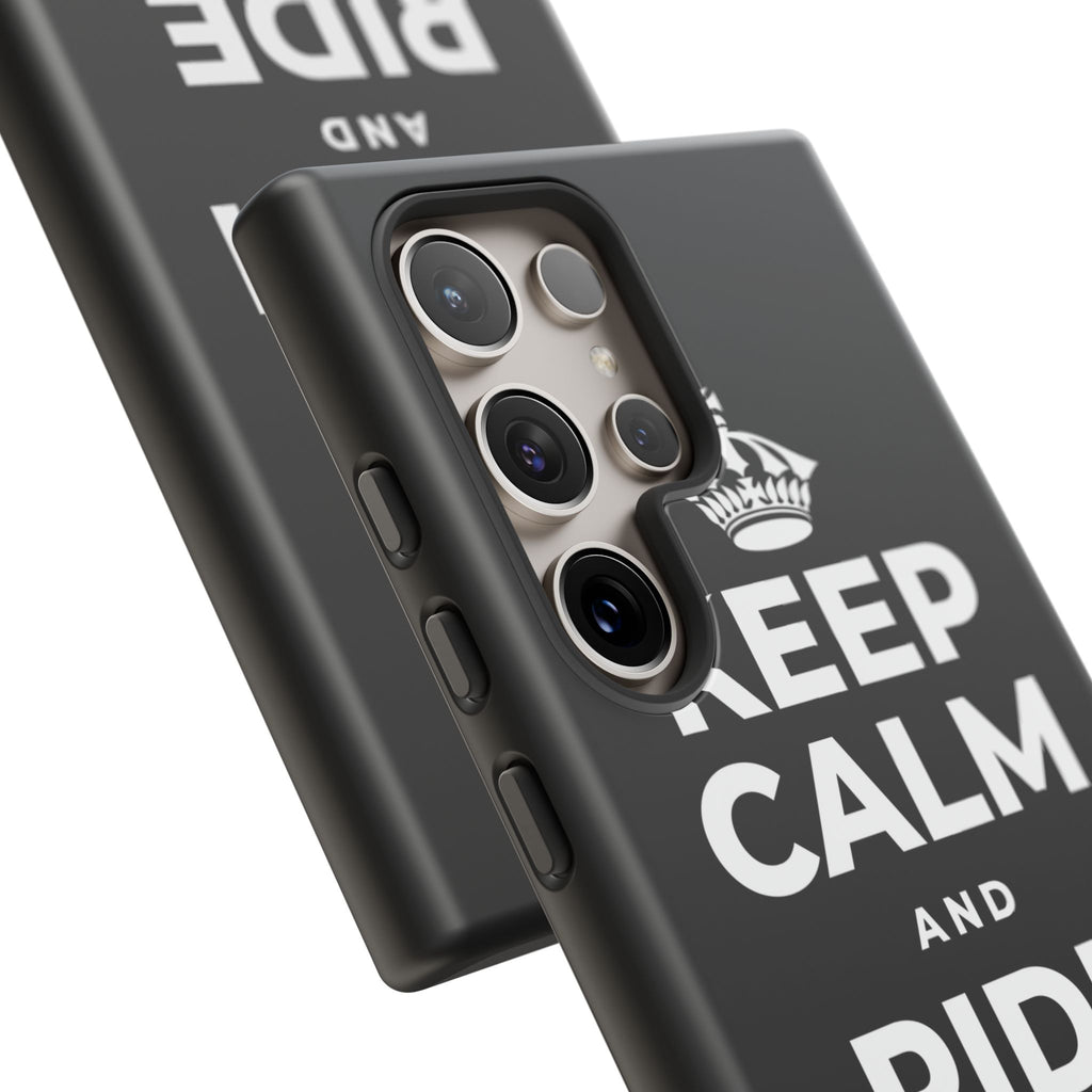KEEP CALM AND RIDE THE WAVE Phone Case