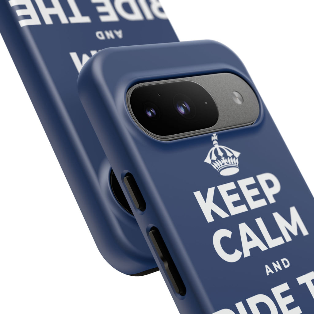 KEEP CALM AND RIDE THE GOOD WAVE Phone Case